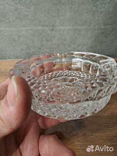Bohemia чешский хрусталь. Пепельница