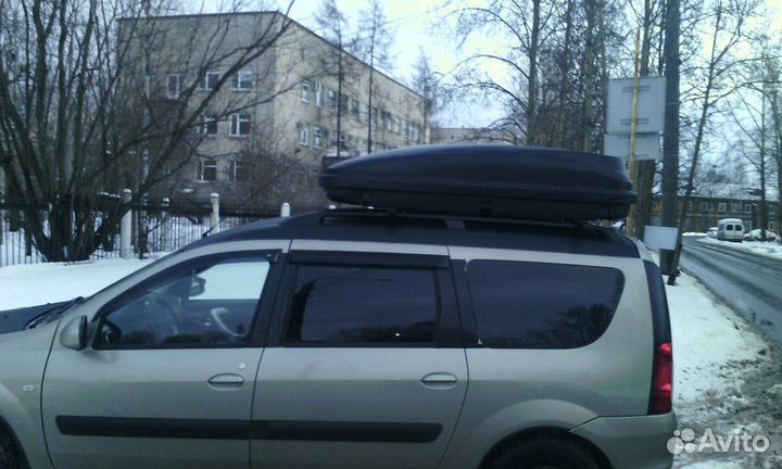 Автобокс на крышу Ветлан 460 л на Kia Mohave