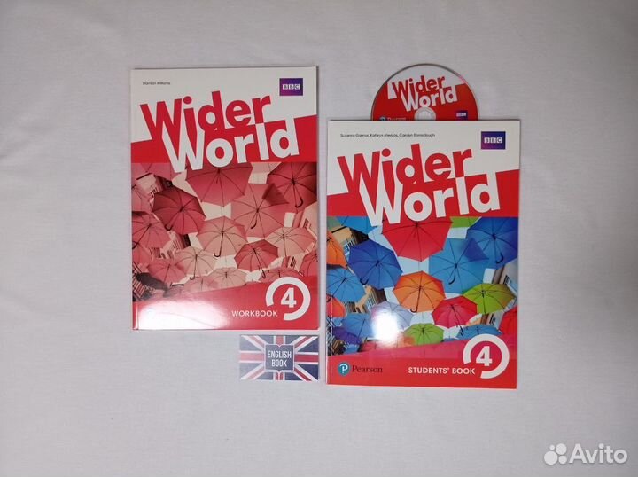 Wider world 4/ комплект (SB,WB,CD) новый