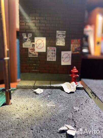 Диорама для фигурок 1/12 Люди Икс