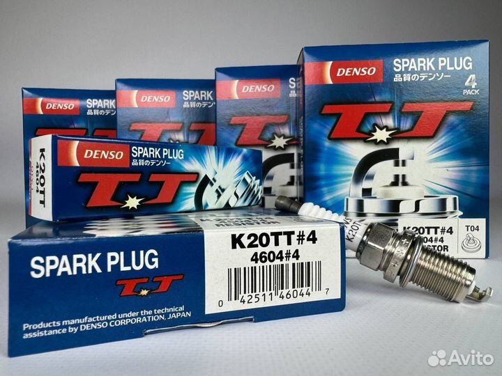 Комплект свечей Denso K20TT из Европы