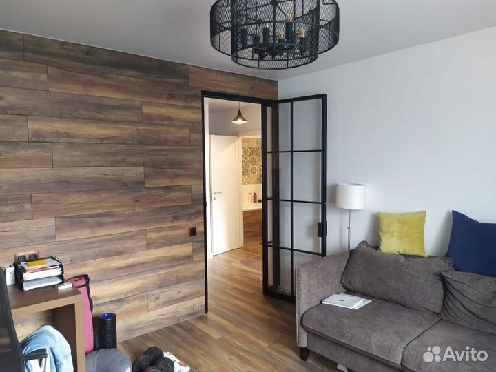 Перегородка из стекла в стиле лофт