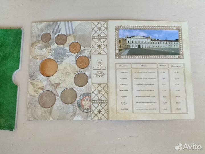 Набор разменных монет 2009 год спмд Россия