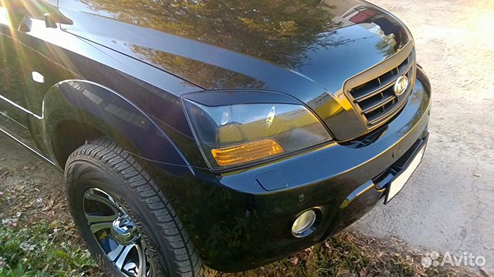 Реснички на фары для Kia Sorento 2002-2008