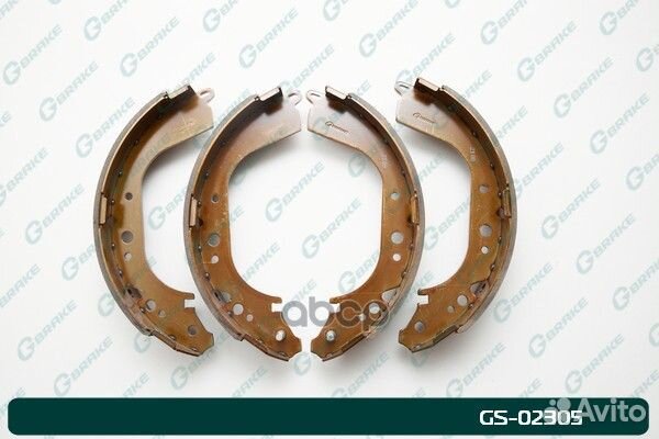 Колодки тормозные GS02305 gbrake