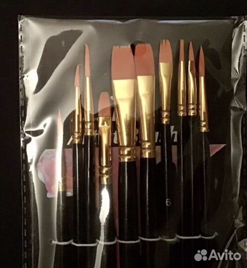 Краски акриловые + палитра+ кисти