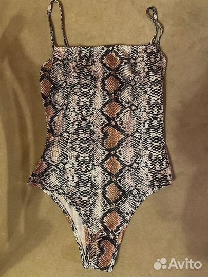 Боди змеиный принт