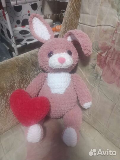 Вязание на заказ. Игрушки из плюшевой пряжи