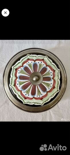 Шкатулка пудренница ленэмаль СССР