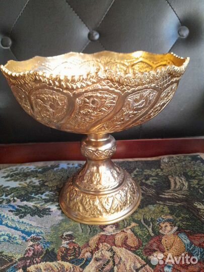 Чаша металл,позолота