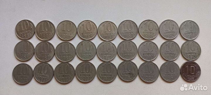 Монеты СССР 1991-1931