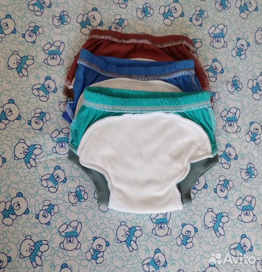 Тренировочные трусики многослойные, многоразовые