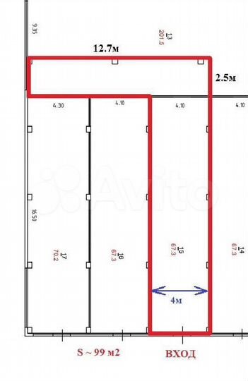 Магазин Алкомаркет 100м² арендатор фасад трафик