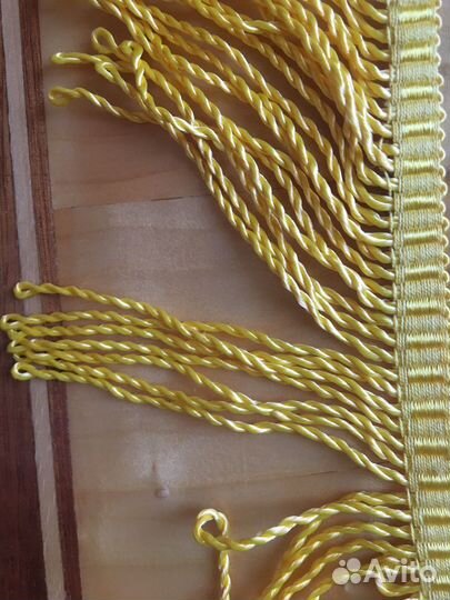 Новая шелковая витая бахрома