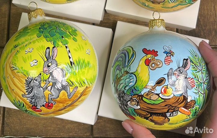 Елочные шары ручной работы