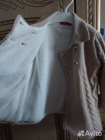 Пальто на девочку 80 86