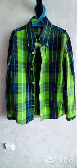 Рубашка в клетку детская