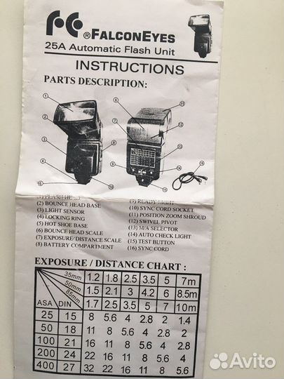 Накамерная вспышка Falcon Eyes