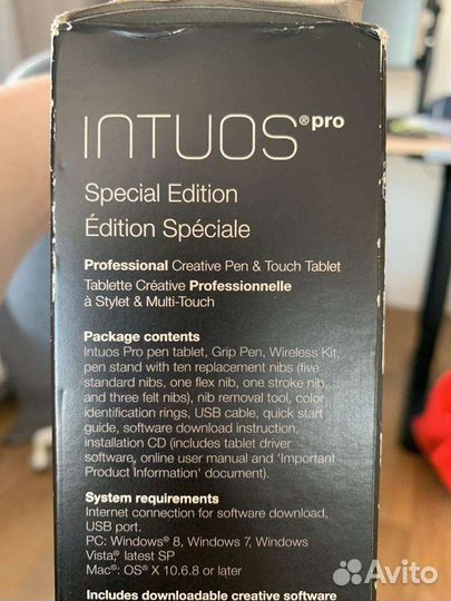 Графический планшет intuos-pro размера М