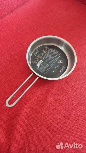 Сковорода новая полированная нержавейкаф18индукция