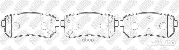Колодки NiBK PN0436S PN0436S NiBK