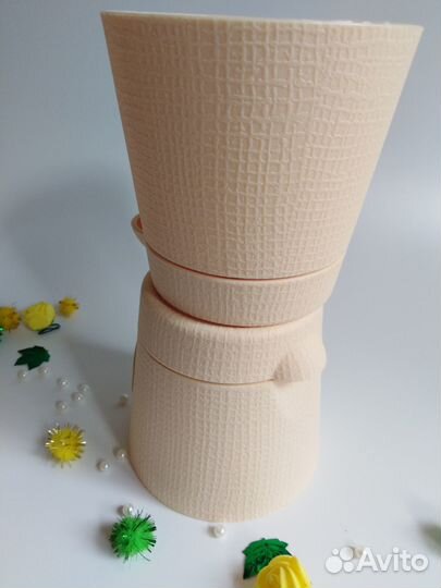 Кашпо Горшок для цветов 2 шт. Новые