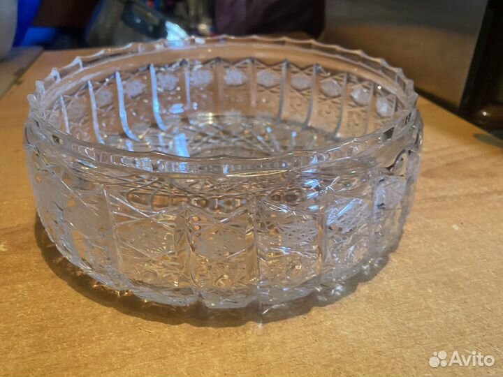 Ваза большая хрустальная СССР