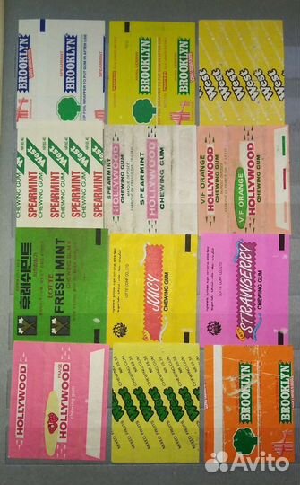 Обертки от жвачки из 90х (7)