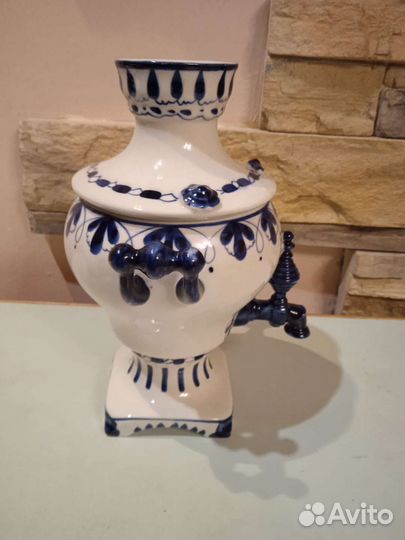 Самовар фарфоровый