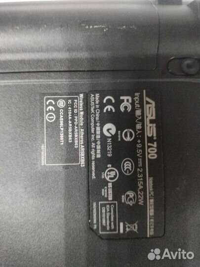 Нетбук asus eee pc 700