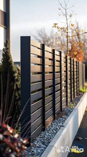 Заборы из профнастила и не только под ключ