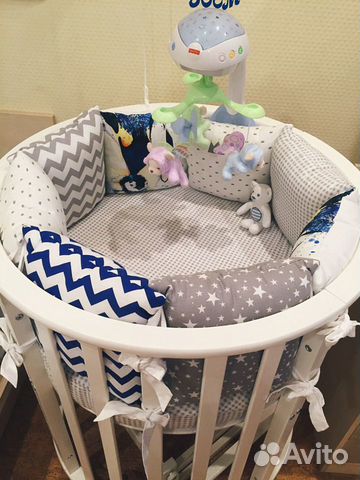 Бортики для детской кроватки