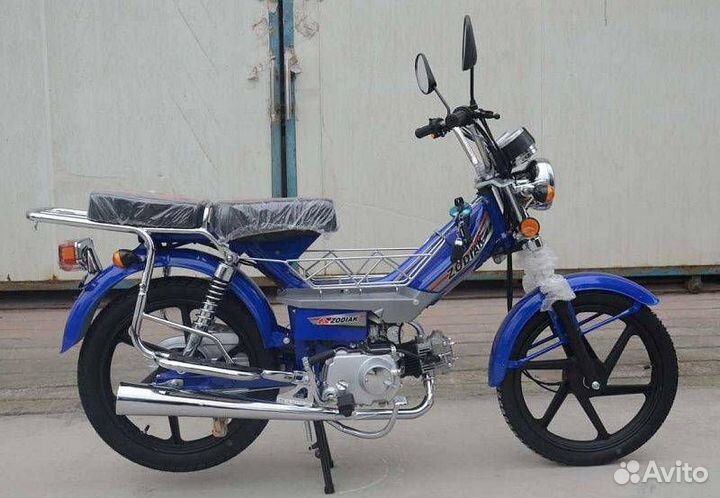 Мопед zodiak синий