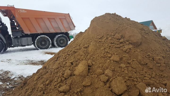 Суглинок для выравнивания Вашего участка и земля п