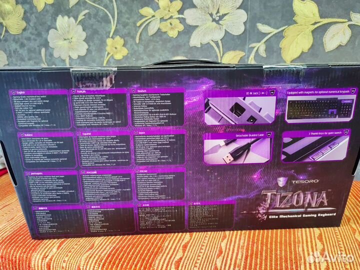 Игровая клавиатура Tesoro Tizona