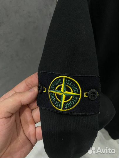 Stone island свитшот черный