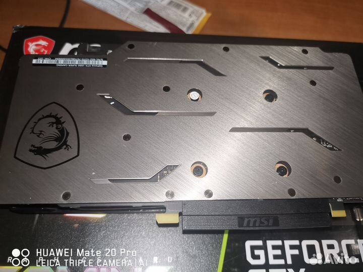 Видеокарта GTX 1660 Super 6Gb MSI gaming