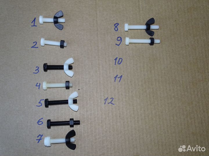 Болт для крепления катушки металлоискателя 8мм