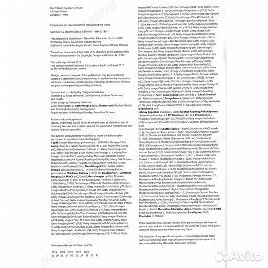 Optimise (Updated Edition) A2 Students Book Premiu