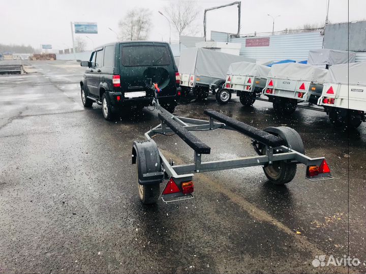 Прицеп 4.9м для Уаза. С лебедкой
