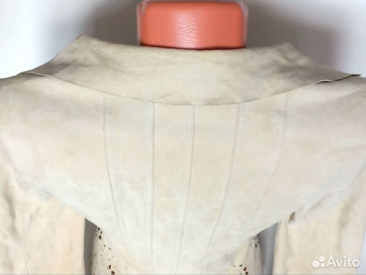 Жакет замшевый y2k 40 42 Франция