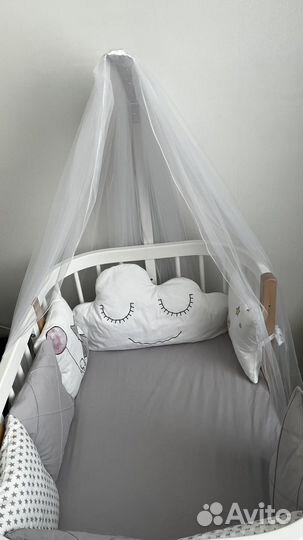 Бортики подушки в детскую кроватку