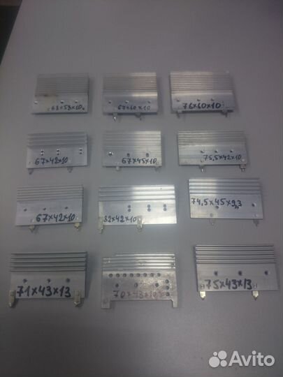 Радиатор алюминиевый для электроники