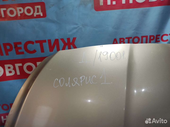 Hyundai solaris капот