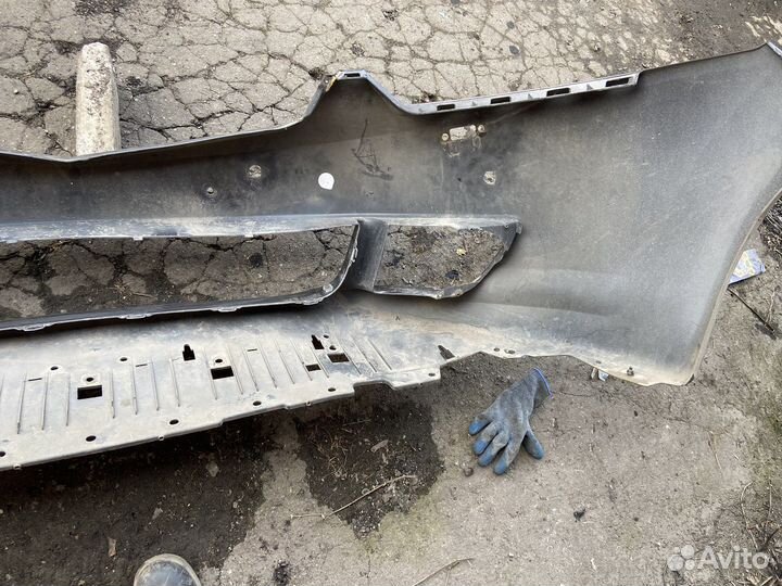 Передний бампер на honda accord 8