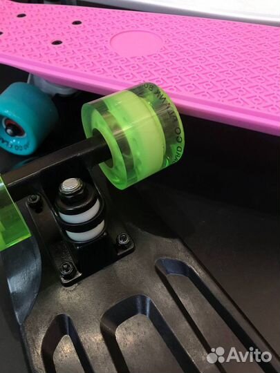 Скейтборд, пенни борд Plank Miniboard Черный