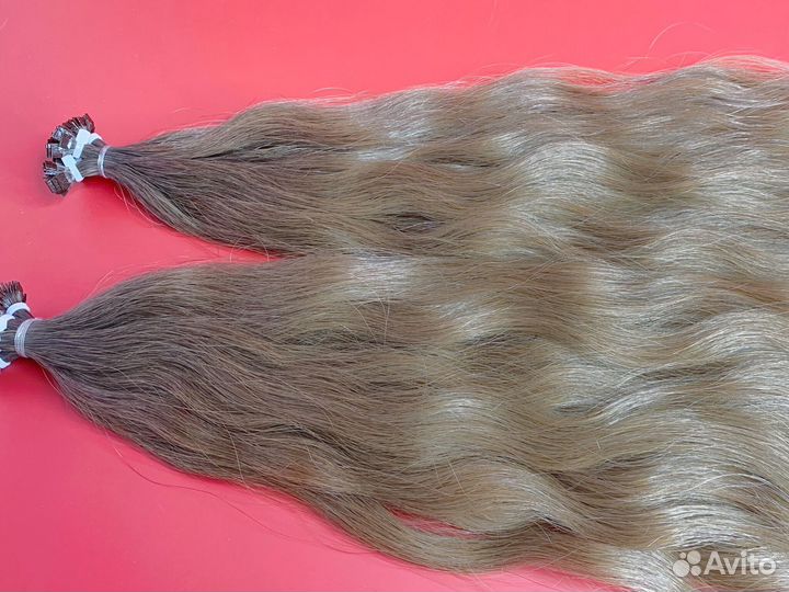 Волосы на капсулах долями