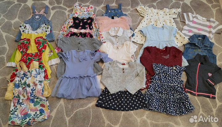Детские вещи пакетом на девочку 80 86 92