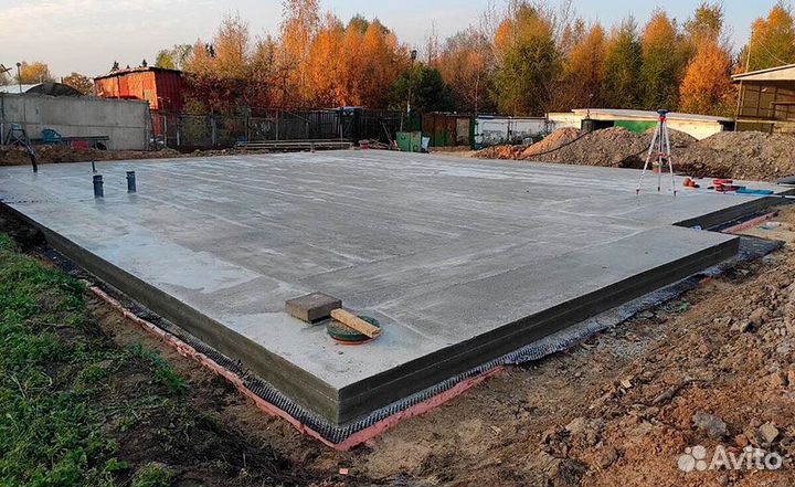 Фундамент под ключ, Заливка фундамента