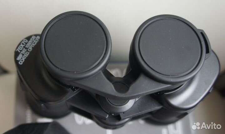 Бинокль водонепроницаемый, прорезиненный 70х70